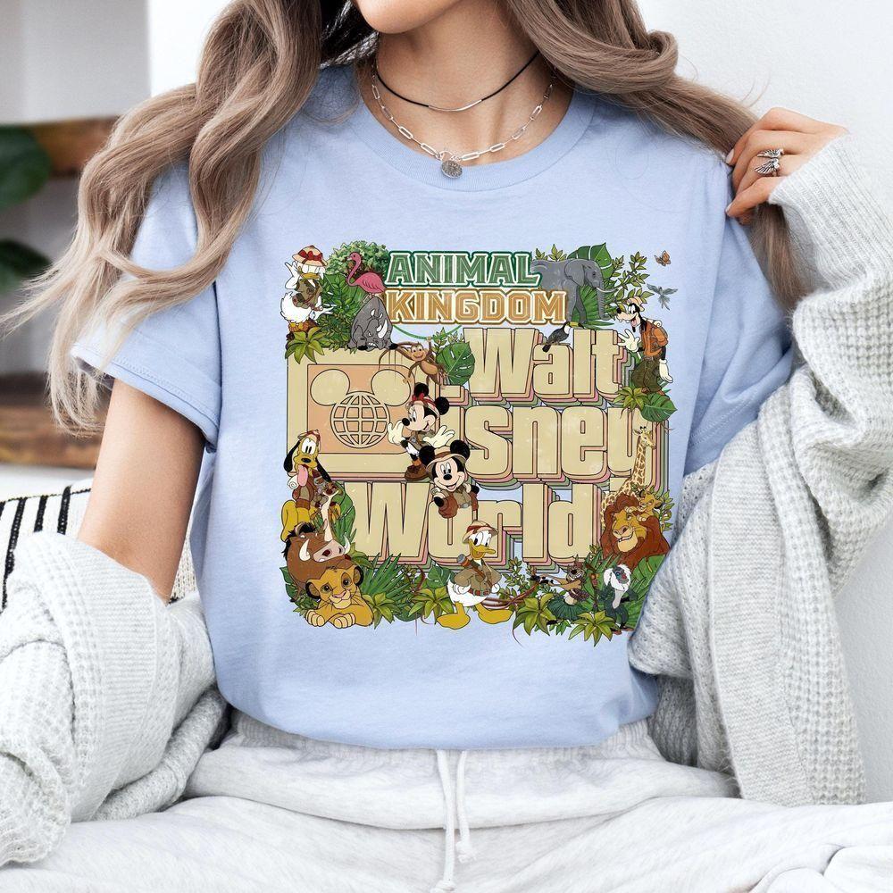 Walt Disney World Mickey And Friends Animal Kingdom Vuitino Shirt Walt Disney World Mickey And Friends Animal Kingdom Vuitino Shirt